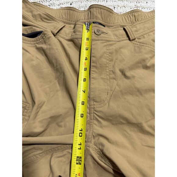 REI Co-Op Convertible Hiking Pants Performance Cargo Active Mens Sz 42 x 30 Tan - Picture 5 of 11